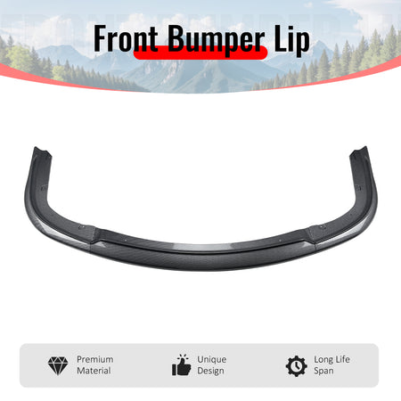 Fits 06-07 Impreza WRX STI Front Bumper Lip Chin Splitter PP Carbon Fiber Print