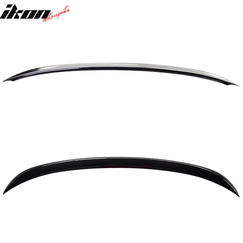 Fits 06-08 BMW E90 Trunk Spoiler + Front Splitters Painted #475 Black Sapphire