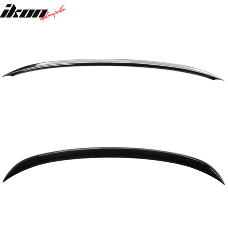 Fits 06-08 BMW E90 Trunk Spoiler + Front Splitters Painted #475 Black Sapphire