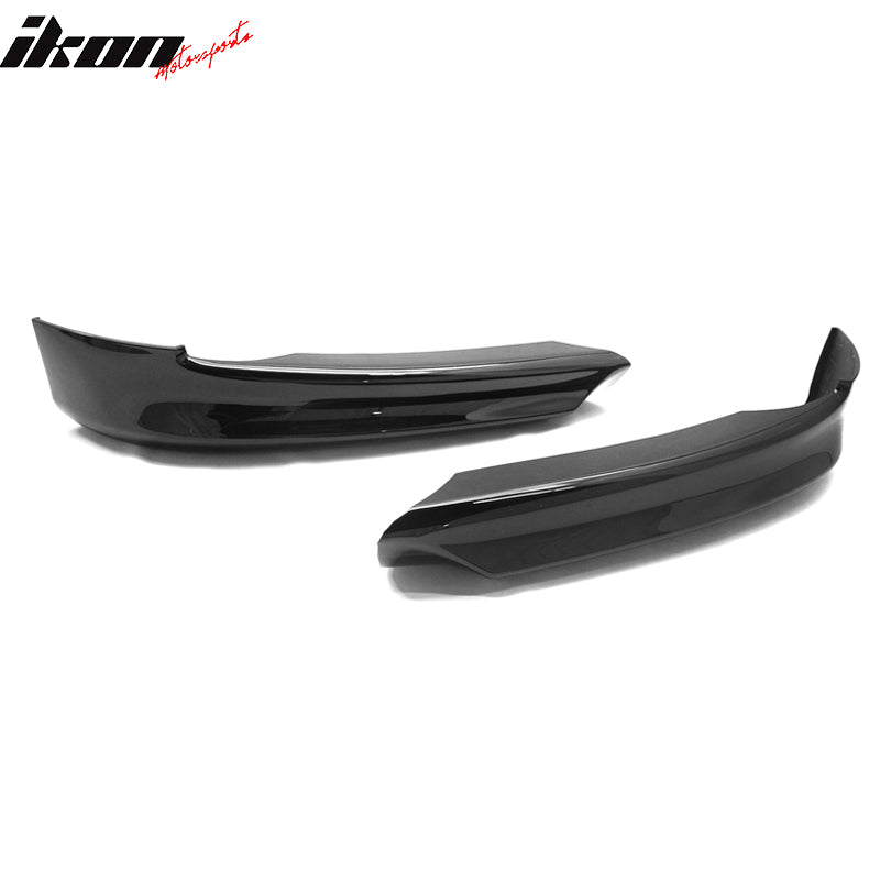 Fits 06-08 BMW E90 Trunk Spoiler + Front Splitters Painted #475 Black Sapphire