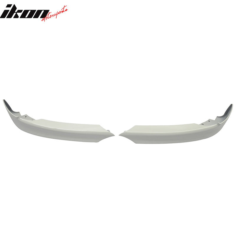 Fits 06-08 BMW E90 Trunk Spoiler + Front Splitter Painted #300 Alpine White III