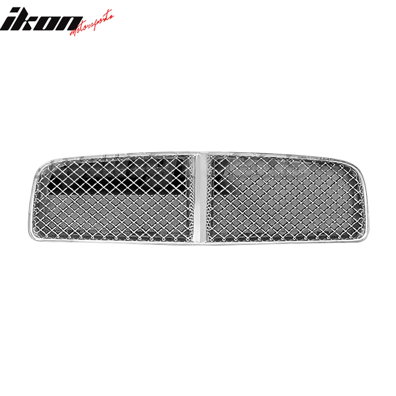 2006 - 2009 Dodge Charger 4DR Mesh Style Chrome Front Bumper Hood GrilleIkon Motorsports