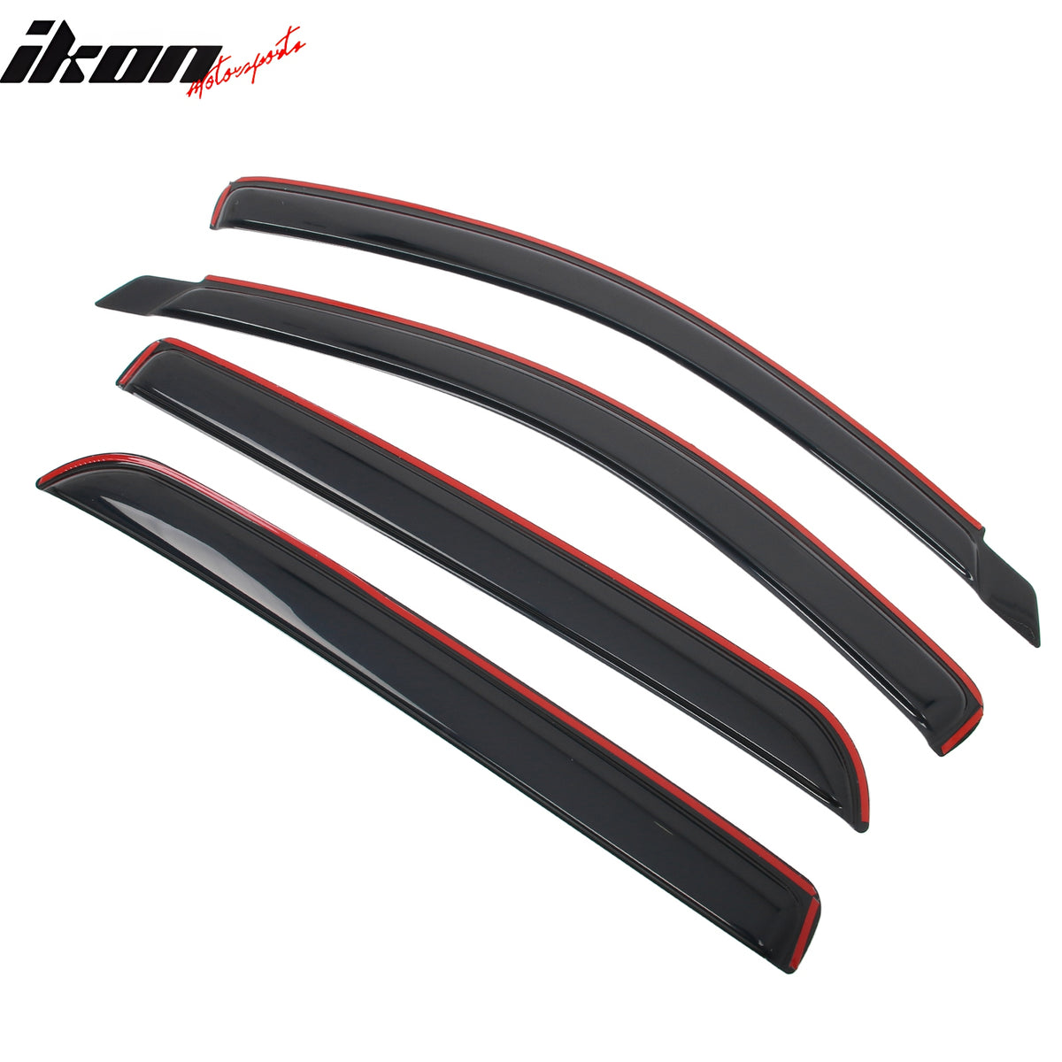 Fits 06-09 Dodge Ram 1500 2500 3500 Mega Cab Window Visors Deflectors In Channel