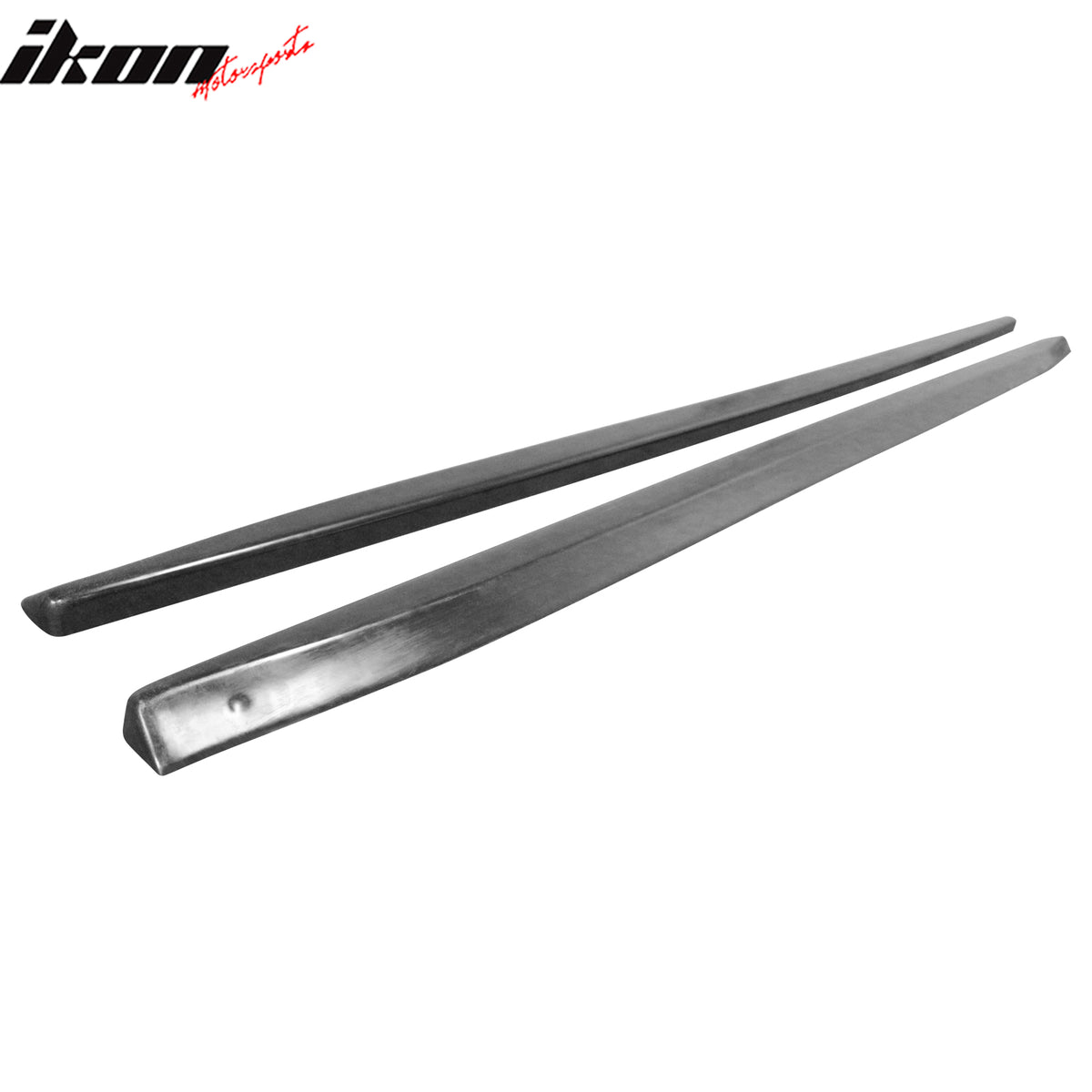 Fits 06-10 Audi S8 D3 MX Side Skirts Extension Bottom Line Rocker Panel Black PU