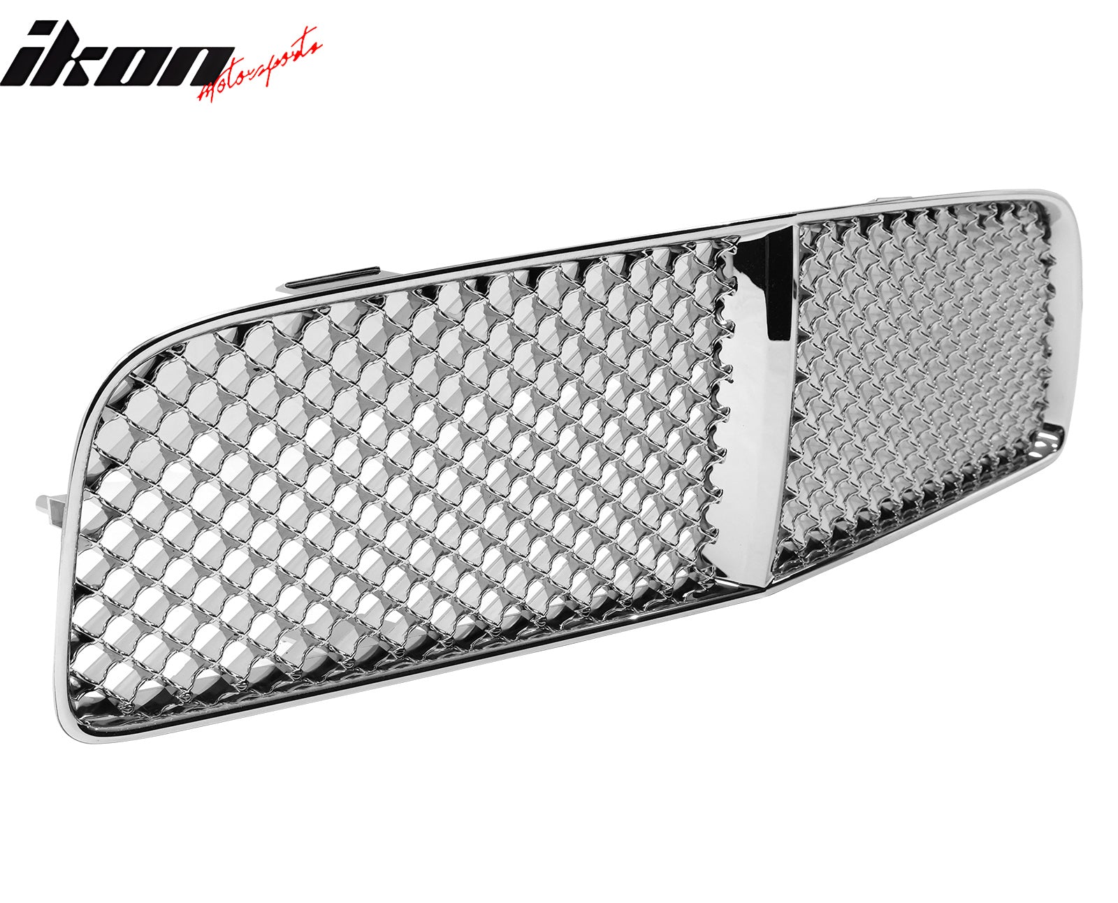 Fits 06-10 Dodge Charger Mesh Grille Front Upper Bumper Hood Grill Chrome ABS