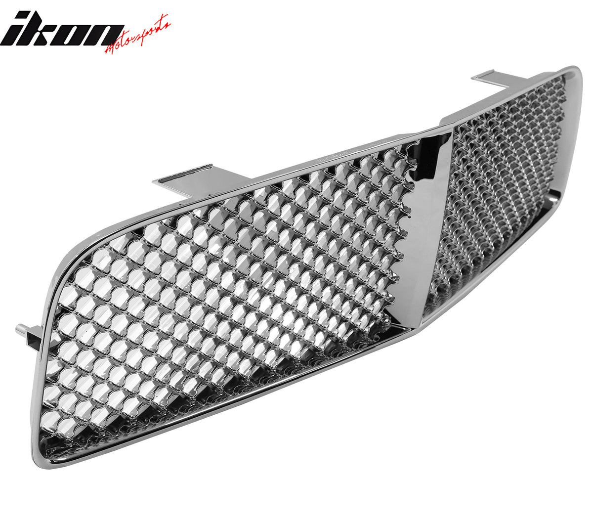 Fits 06-10 Dodge Charger Mesh Grille Front Upper Bumper Hood Grill Chrome ABS