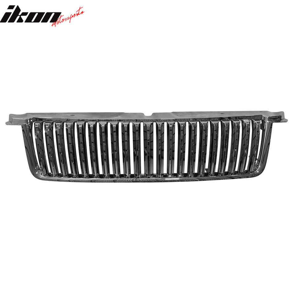 2006-2010 Ford Explorer XLS Vertical Style Chrome Front Upper Grille
