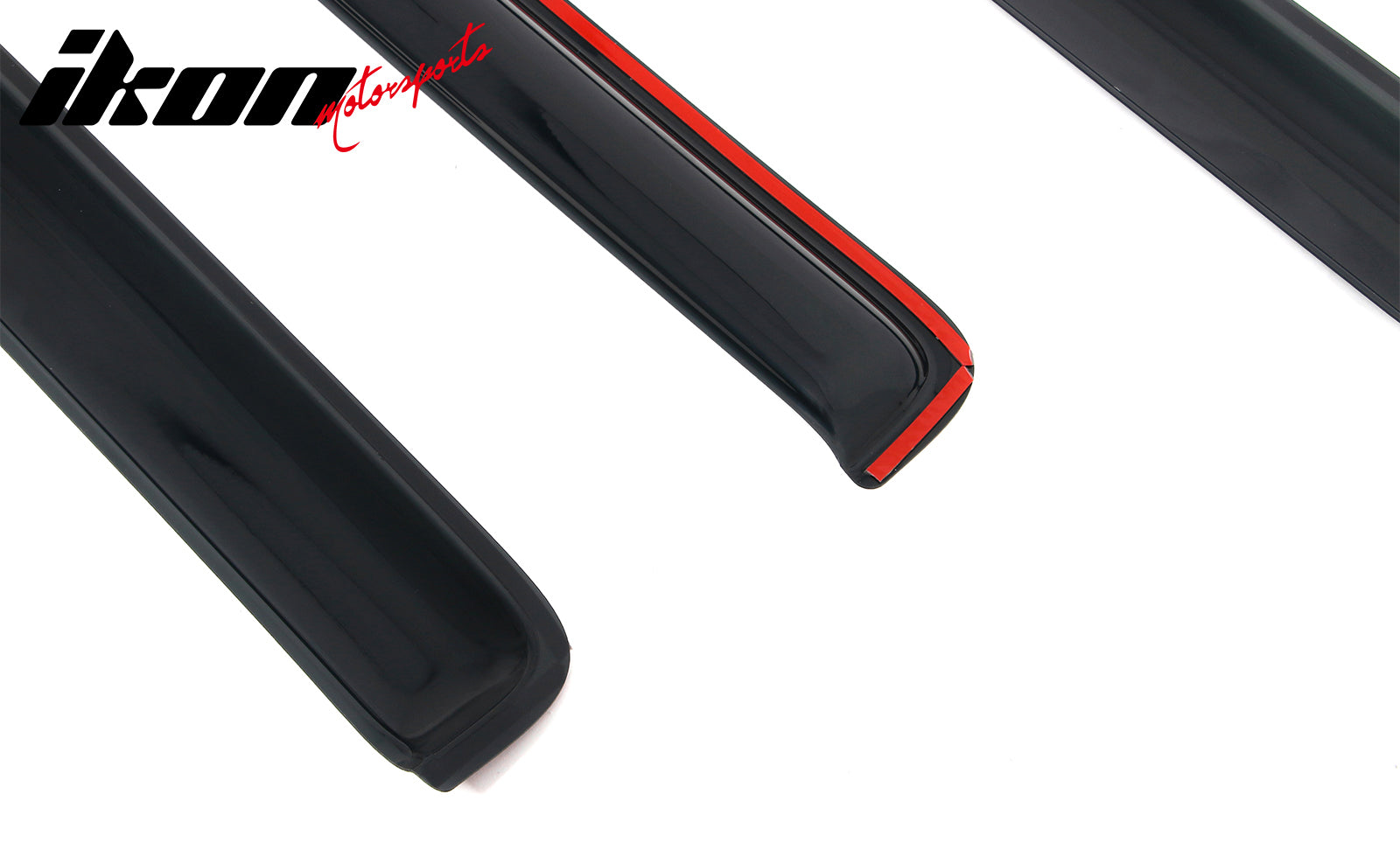 Fits 06-10 Jeep Commander In-Channel Side Window Deflectors Acrylic Rain Shade