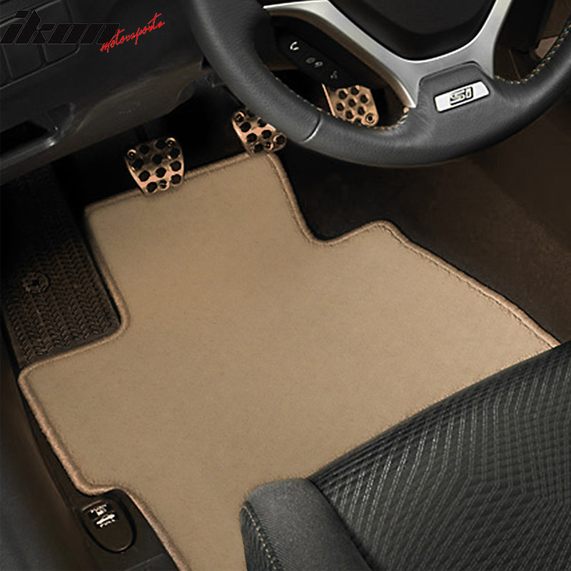 For 06-11 Honda Civic Gray Nylon Floor Mats Carpets 3pcs set For 06-11 Honda Civic Gray Nylon Floor Mats Carpets 3pcs set