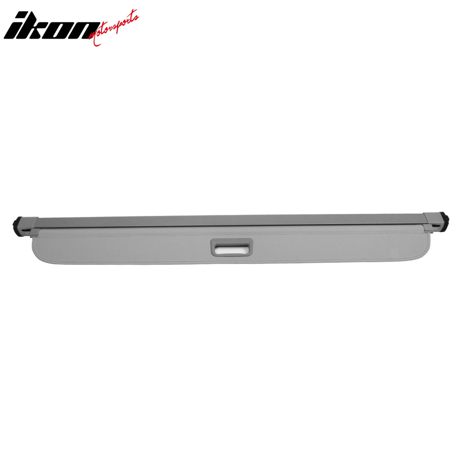 Cargo Cover Compatible With 2006-2011 Benz ML Class W164, Vinly + Aluminum Rod Tonneau Cover Retractable By IKON MOTORSPORTS, 2007 2008 2009 2010 2011 2012