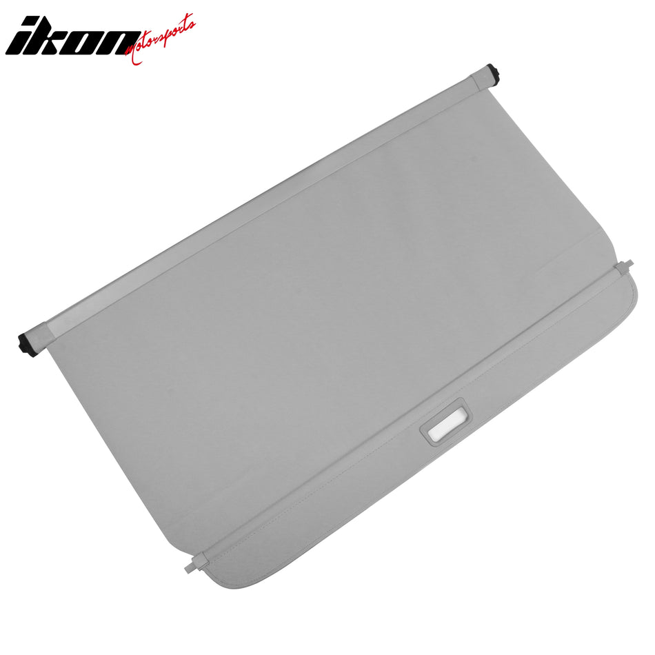 Cargo Cover Compatible With 2006-2011 Benz ML Class W164, Vinly + Aluminum Rod Tonneau Cover Retractable By IKON MOTORSPORTS, 2007 2008 2009 2010 2011 2012