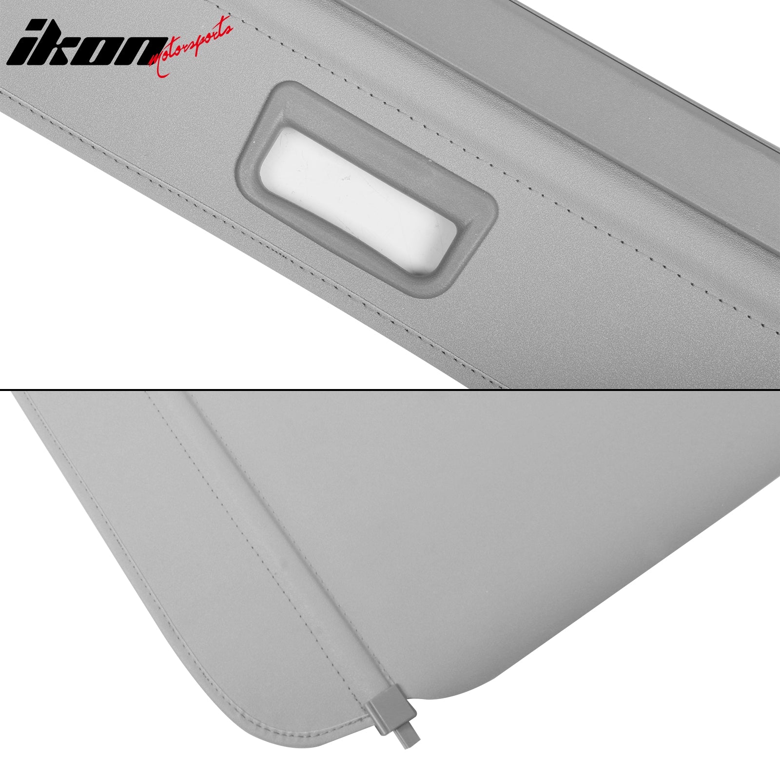 Cargo Cover Compatible With 2006-2011 Benz ML Class W164, Vinly + Aluminum Rod Tonneau Cover Retractable By IKON MOTORSPORTS, 2007 2008 2009 2010 2011 2012