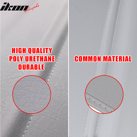 Cargo Cover Compatible With 2006-2011 Benz ML Class W164, Vinly + Aluminum Rod Tonneau Cover Retractable By IKON MOTORSPORTS, 2007 2008 2009 2010 2011 2012