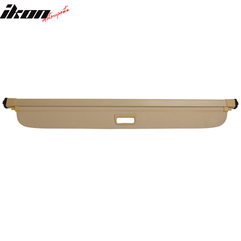 Cargo Cover Compatible With 2006-2011 Benz ML Class W164, Vinly + Aluminum Rod Tonneau Cover Retractable By IKON MOTORSPORTS, 2007 2008 2009 2010 2011 2012