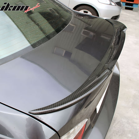 Closeout! Fits 06-11 BMW E90 3-Series Sedan V Style Trunk Spoiler Carbon Fiber
