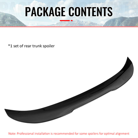 Fits 06-11 BMW E90 3-Series M3 Sedan PSM Style Trunk Spoiler ABS