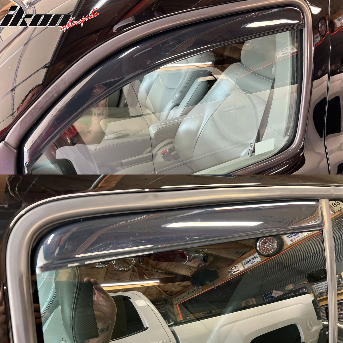 Fits 06-11 Chevy HHR In-Channel Window Visor Sun Rain Guard Vent Deflector 4PC