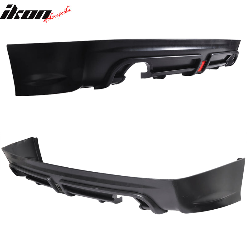 Fits 06-11 Honda Civic Mugen RR Style Rear Bumper Diffuser W/3rd Brake Light PP