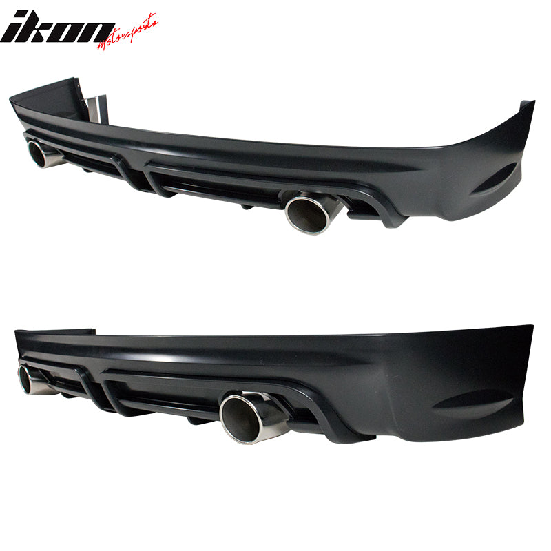 Fits 06-11 Honda Civic 4Dr Mugen RR Style Rear Bumper Diffuser W/3rd Brake Light