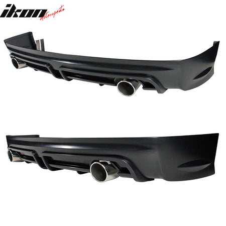Fits 06-11 Honda Civic 4Dr Mugen RR Style Rear Bumper Diffuser W/3rd Brake Light