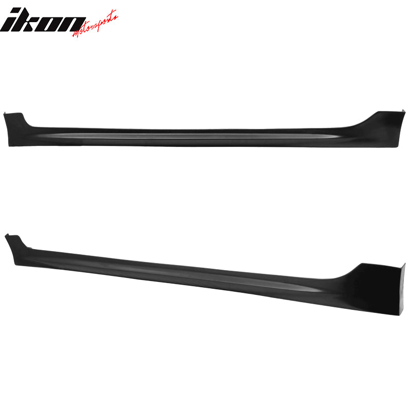 Fits 06-11 Honda Civic 2DR Mugen Style Side Skirt PU Rocker Panel Extension Pair
