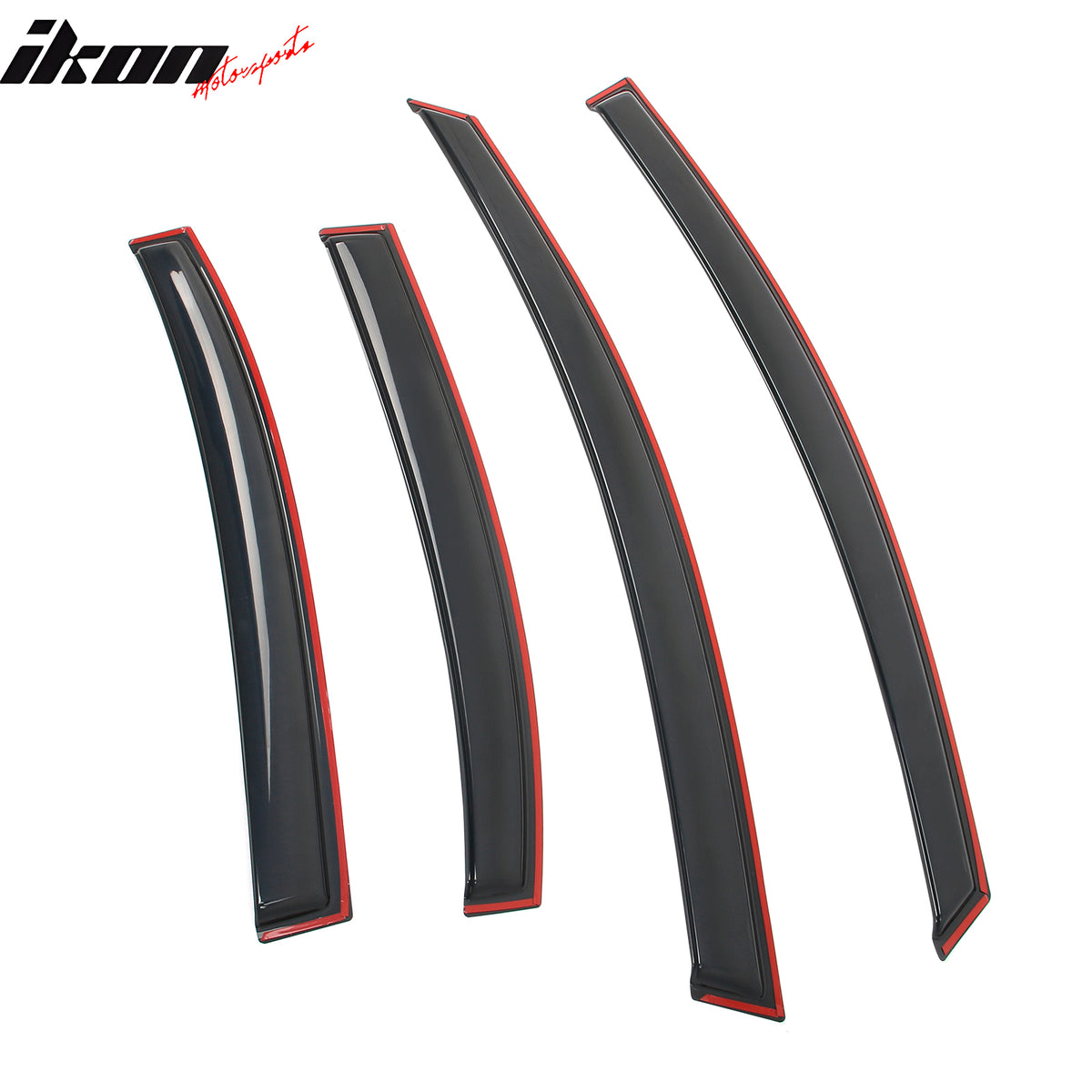 Fits 06-11 Honda Civic 4-Door Sedan Window Visors In-Channel Sun Rain Vent Guard