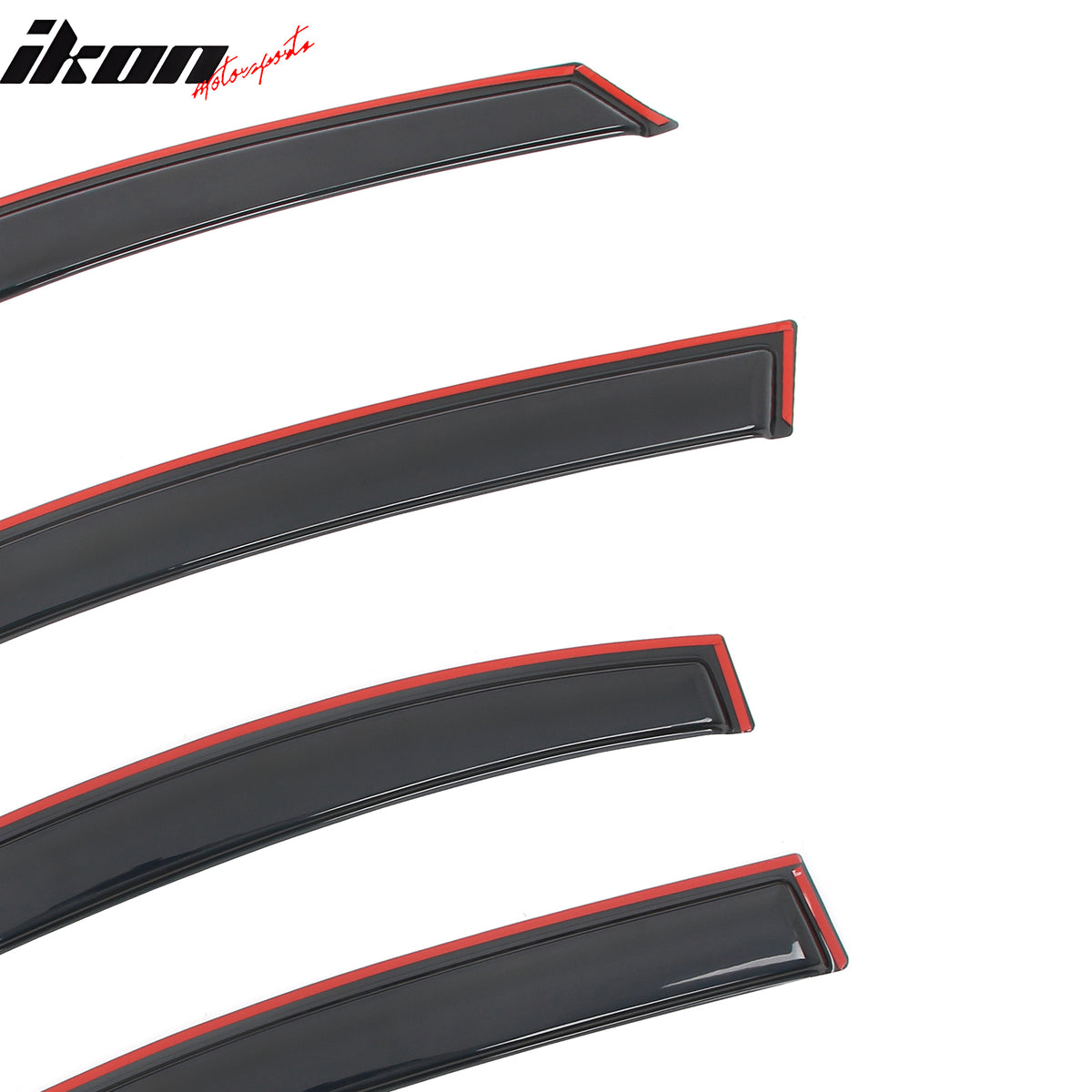 Fits 06-11 Honda Civic 4-Door Sedan Window Visors In-Channel Sun Rain Vent Guard