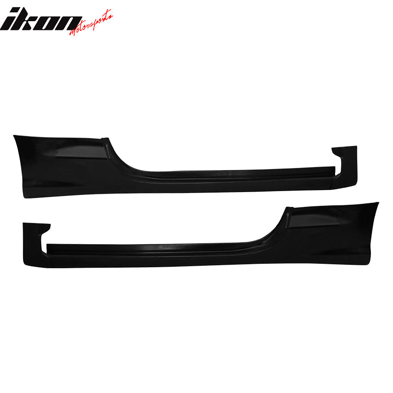 Fits 06-12 Mitsubishi Eclipse OE Style 2PC Side Skirts Extension Rocker Panel PU
