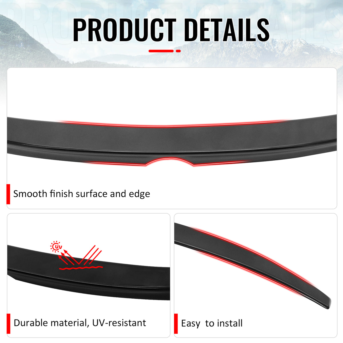 Fits 06-13 Lexus IS250/IS350 Sedan C Style Rear Trunk Spoiler Wing Painted Black
