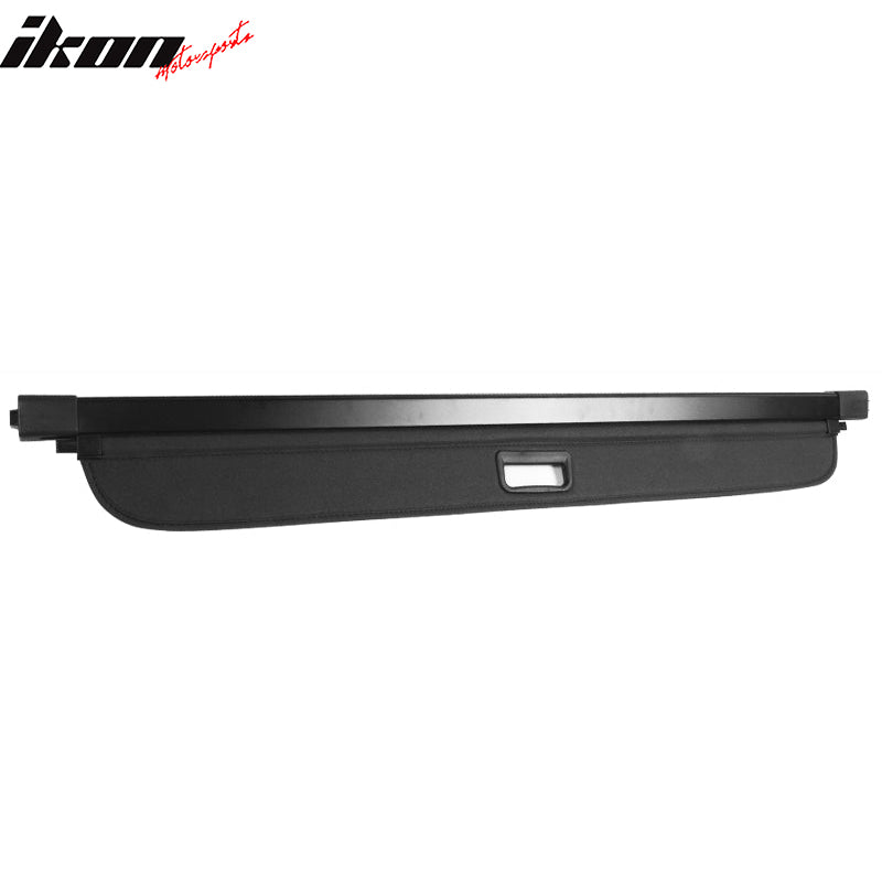 Cargo Cover Compatible With 2006-2011 Benz ML Class W164, Vinly + Aluminum Rod Tonneau Cover Retractable By IKON MOTORSPORTS, 2007 2008 2009 2010 2011 2012