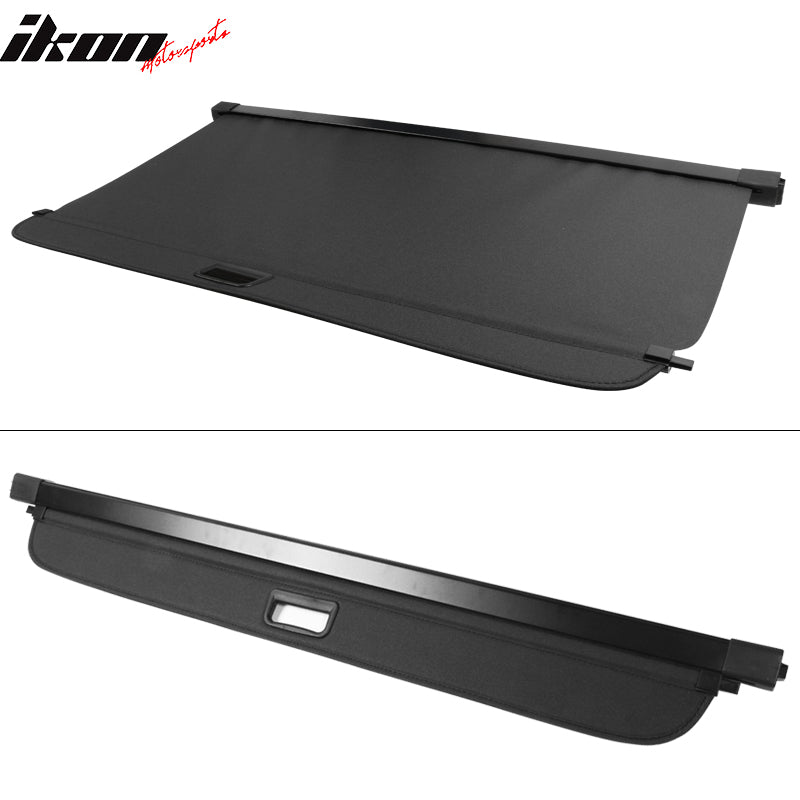Cargo Cover Compatible With 2006-2011 Benz ML Class W164, Vinly + Aluminum Rod Tonneau Cover Retractable By IKON MOTORSPORTS, 2007 2008 2009 2010 2011 2012