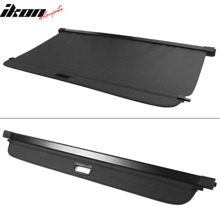 Cargo Cover Compatible With 2006-2011 Benz ML Class W164, Vinly + Aluminum Rod Tonneau Cover Retractable By IKON MOTORSPORTS, 2007 2008 2009 2010 2011 2012