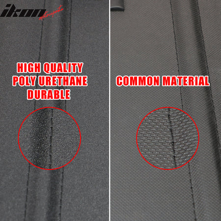 Cargo Cover Compatible With 2006-2011 Benz ML Class W164, Vinly + Aluminum Rod Tonneau Cover Retractable By IKON MOTORSPORTS, 2007 2008 2009 2010 2011 2012