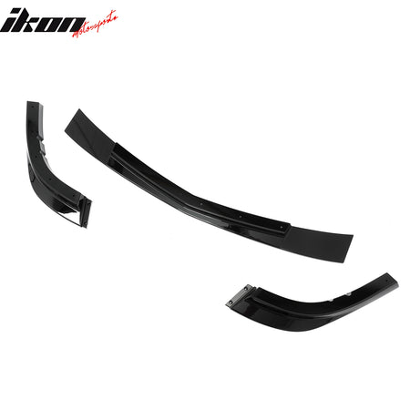 Fits 06-13 Chevy Corvette C6 Front Bumper Lip ZR1 Style 3PC Spoiler Gloss Black