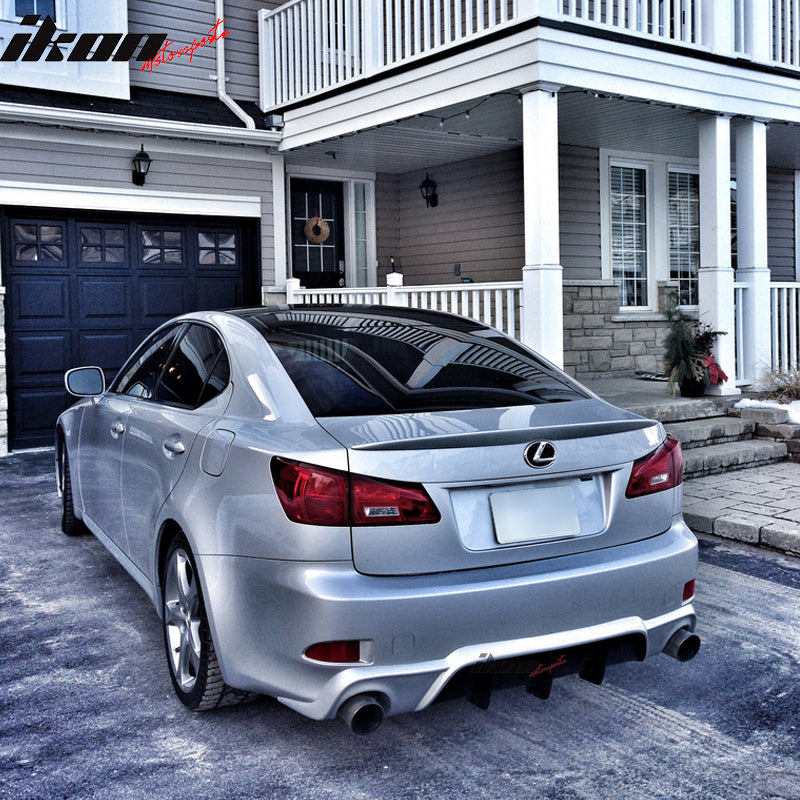 DMR Style Rear Diffuser Bumper Lip for 2006-2013 Lexus IS | Black