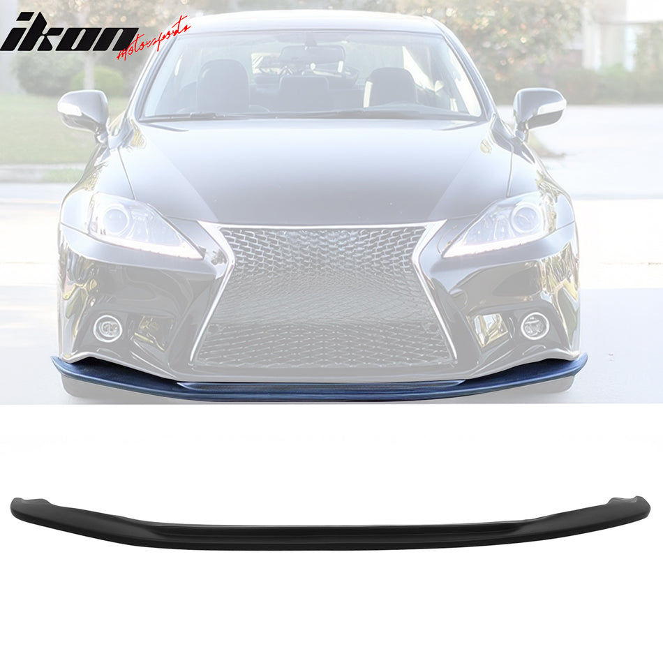 2006-2013 Lexus IS250 IS350 W/ 2014 F Sport Front Bumper Lip Black PP