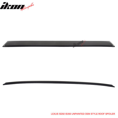 Fits 06-13 Lexus IS250 IS350 Sedan OE Style Rear Window Roof Spoiler Unpainted