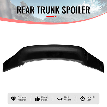 Fits 06-14 Lexus IS250 IS350 IS F 4DR Trunk Spoiler Carbon Fiber Print R Style