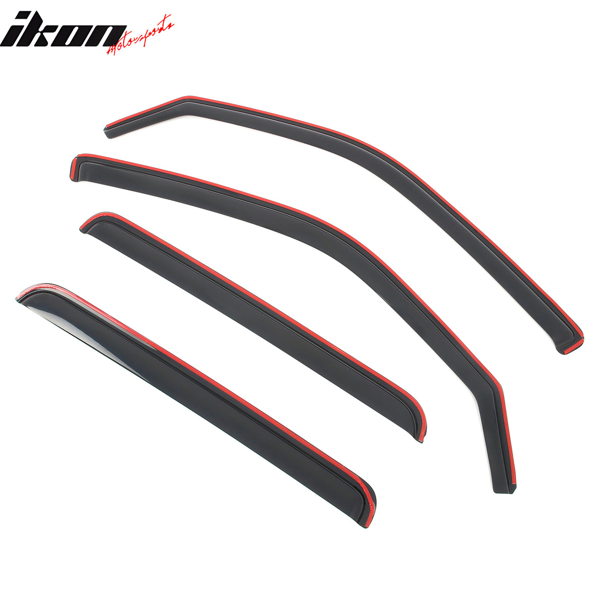 Fits 06-14 Honda Ridgeline Window Visors In Channel Deflectors Vent Guard 4PCS