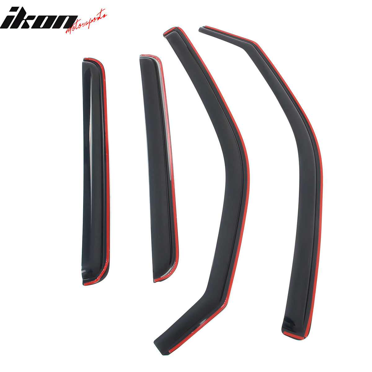 Fits 06-14 Honda Ridgeline Window Visors In Channel Deflectors Vent Guard 4PCS