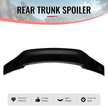 Fits 06-14 Lexus IS250 IS350 IS F 4DR Trunk Spoiler Wing Gloss Black R Style ABS