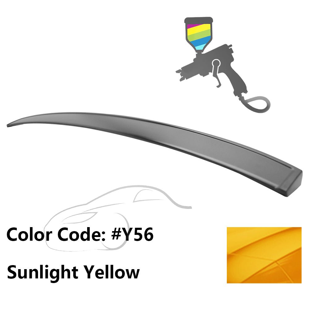 2006 - 2015 Honda Civic Sedan IKON Style Roof Spoiler PPPainted Y56 Sunlight YellowIkon Motorsports