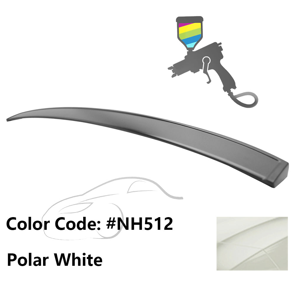 2006 - 2015 Honda Civic Sedan IKON Style Roof Spoiler PPPainted NH512 Polar WhiteIkon Motorsports