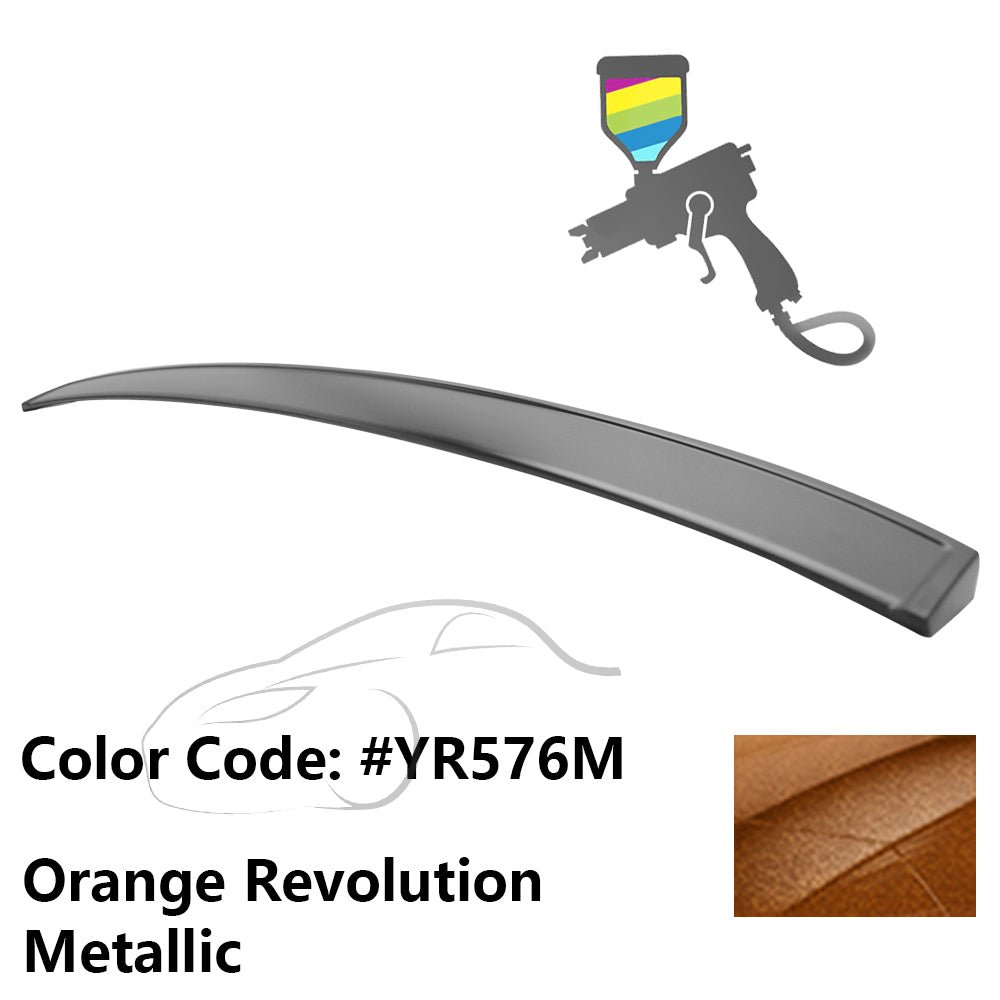 2006 - 2015 Honda Civic Sedan IKON Style Roof Spoiler PPPainted YR576M Orange Revolution MetallicIkon Motorsports