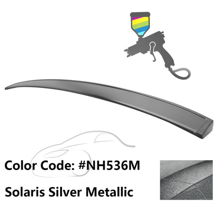 2006 - 2015 Honda Civic Sedan IKON Style Roof Spoiler PPPainted NH536M Solaris Silver MetallicIkon Motorsports