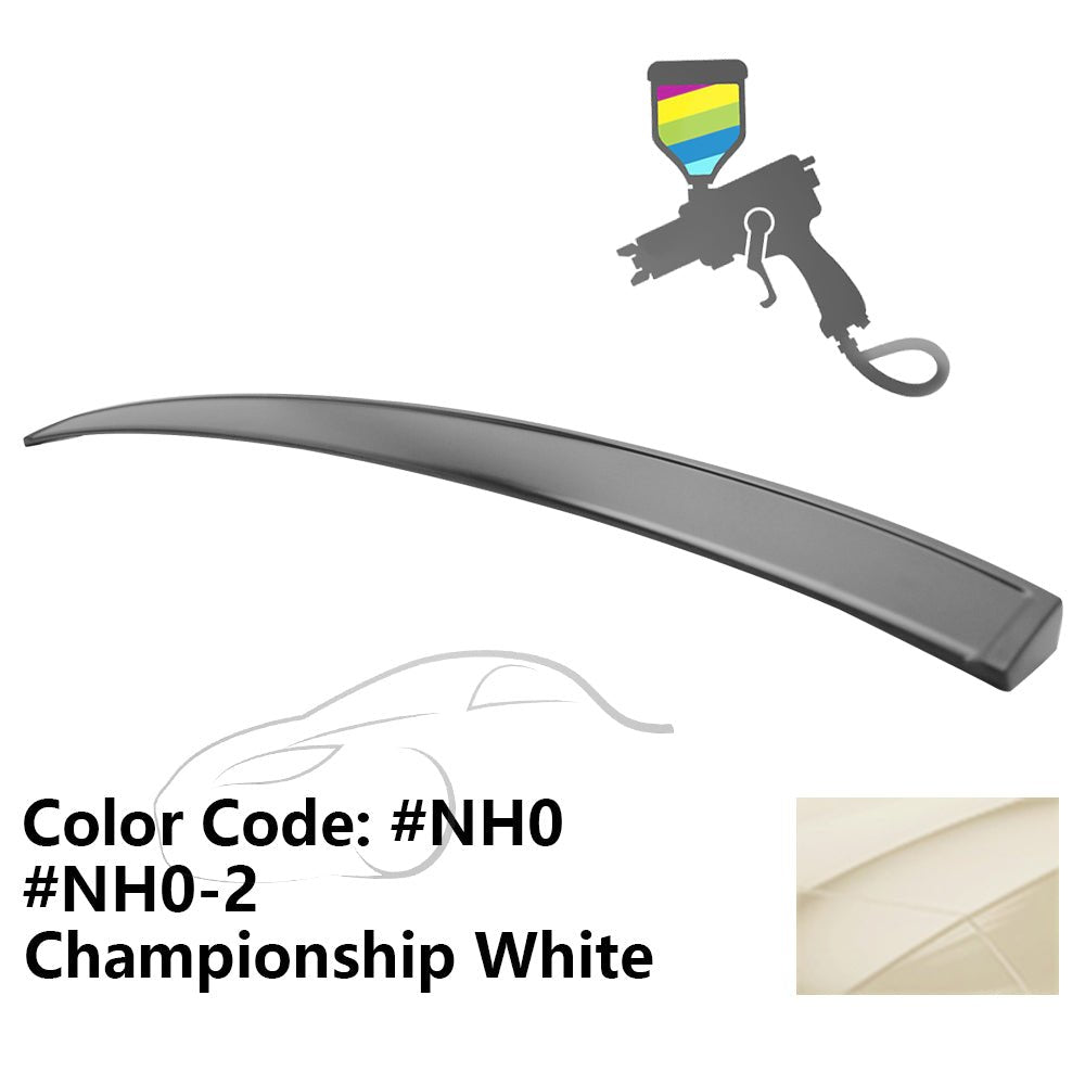 2006 - 2015 Honda Civic Sedan IKON Style Roof Spoiler PPPainted NH0, NH0 - 2 Championship WhiteIkon Motorsports