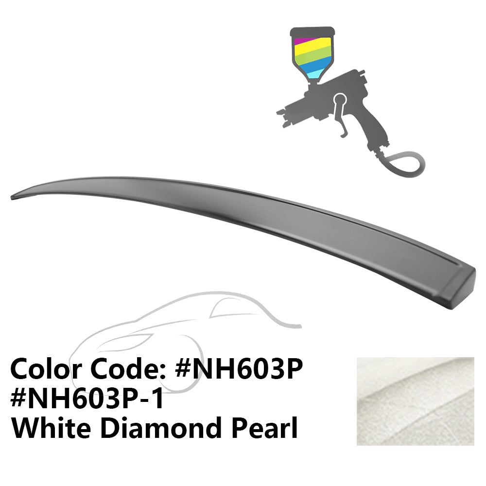 2006 - 2015 Honda Civic Sedan IKON Style Roof Spoiler PPPainted NH603P, NH603P - 1 White Diamond PearlIkon Motorsports