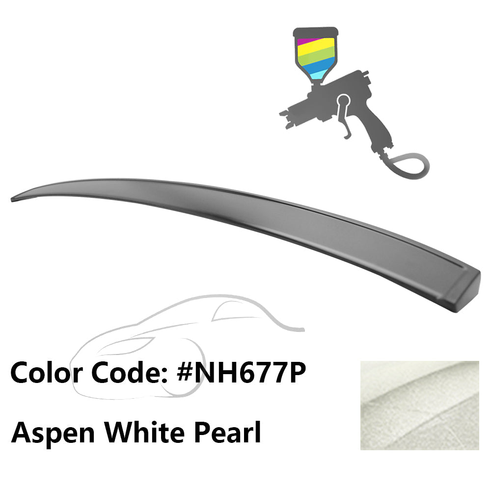 2006 - 2015 Honda Civic Sedan IKON Style Roof Spoiler PPPainted NH677P Aspen White PearlIkon Motorsports