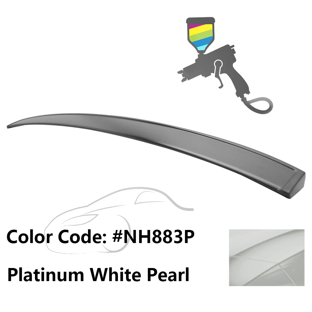2006 - 2015 Honda Civic Sedan IKON Style Roof Spoiler PPPainted NH883P Platinum White PearlIkon Motorsports