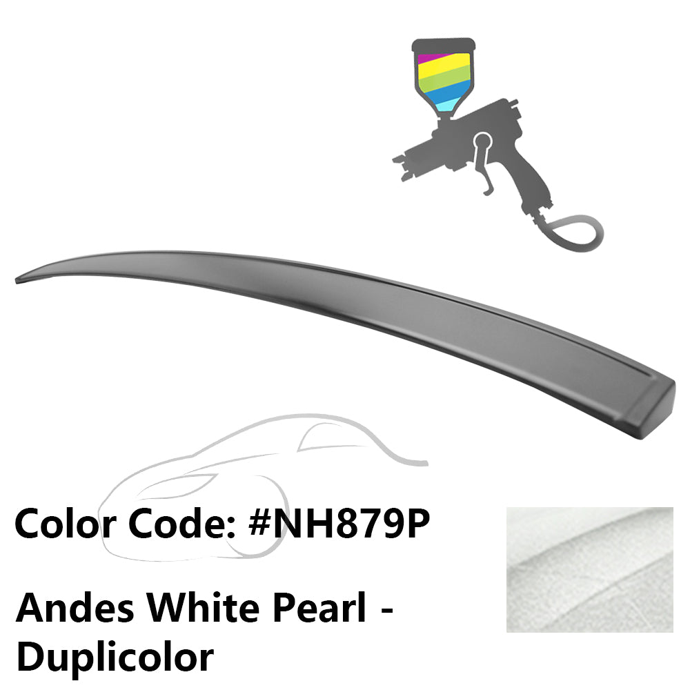 2006 - 2015 Honda Civic Sedan IKON Style Roof Spoiler PPPainted NH879P Andes White Pearl - DuplicolorIkon Motorsports